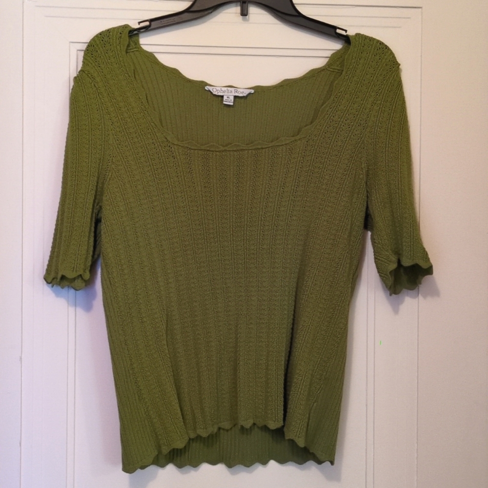 Ophelia Rose short sleeve sweater